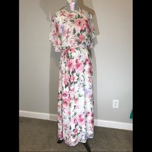Pastel Floral Nine West Maxi Dress